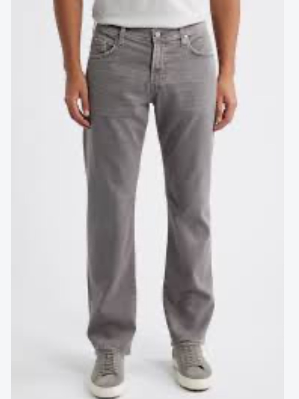 AG Adriano Goldschmied Protégé Classic Straight Leg Jeans Gray Minimalist 40x32